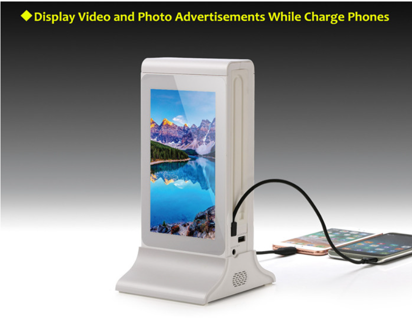 7-inch Dual Screen Table Advertiser