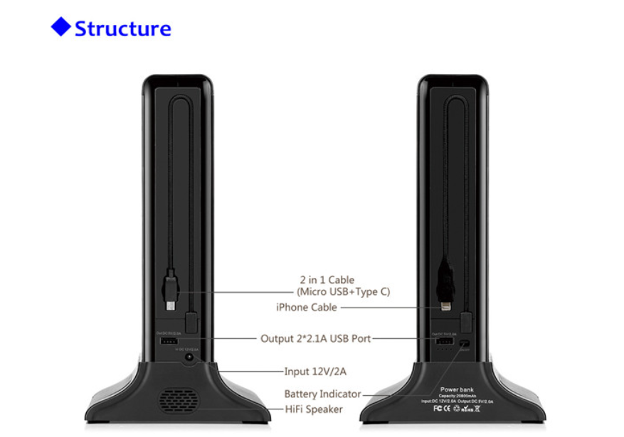 7-inch Dual Screen Table Advertiser