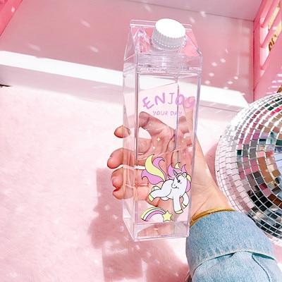 Novelty Transparent Plastic Drink Bottle - lightbulbbusinessconsulting