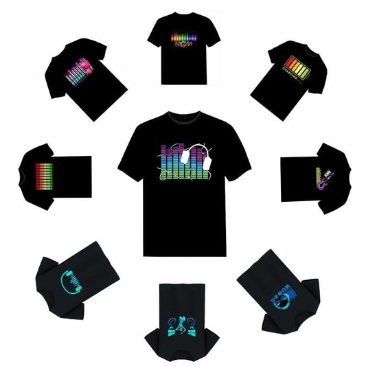 Led Men's Glowing TShirt - lightbulbbusinessconsulting