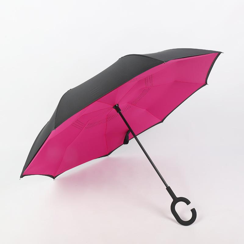 Inverted Umbrella with C-shaped Handle - lightbulbbusinessconsulting